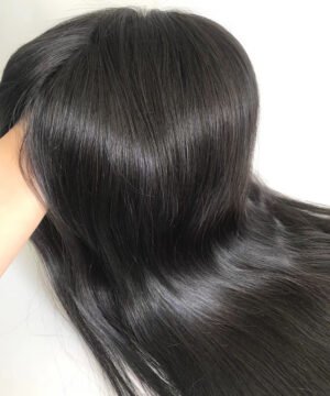 Single Knotted Polyskin Base Human Hair Toppers for Women