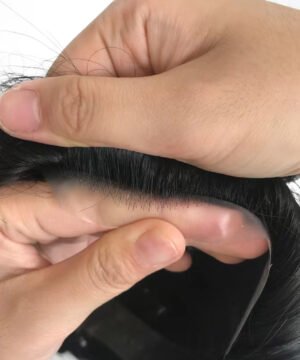 Swiss Lace Mens Toupee Hair System with Poly Skin Perimeter | Australia Style