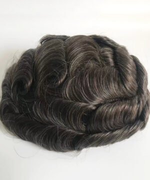 Swiss Lace Front Men's Toupee Hair Piece With Poly Base | BIO Style