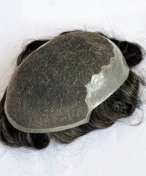 Q6 swiss lace natural hairline mens hair toupee