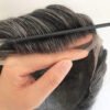 Swiss Lace Toupee Hair System with Poly Skin Back | Q6 Style