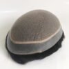 Silk Base Skin Mens Hair Replacement With PU Perimeter