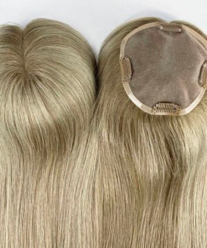 5X5 Mono Base Human Hair Toppers for Thinning Crown