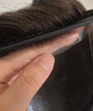 Full Thin Skin Base Mens Hair Toupee System | 0.03-0.04mm V Loop Style