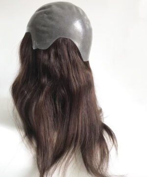 Full PU Topper Wigs Hair Replacement for Women