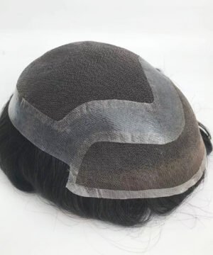 French Lace Hair Piece System For Men With Swiss Lace Front | Hollywood Style