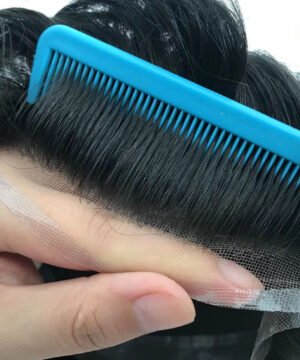 French Lace Hair Piece System For Men With Swiss Lace Front | Hollywood Style