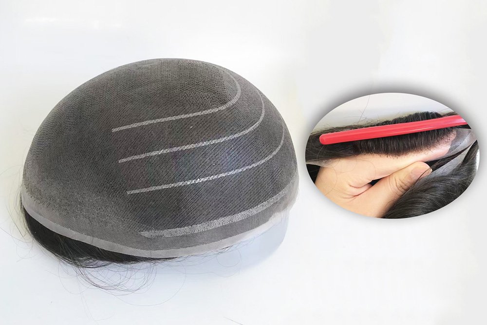 Mono base men's hair system pieces