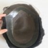 Mono Top Human Hair Piece Men's Toupee