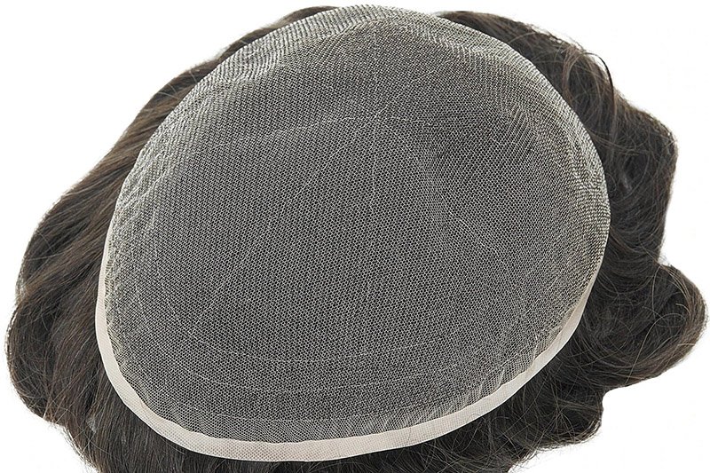 Full french lace mens toupee